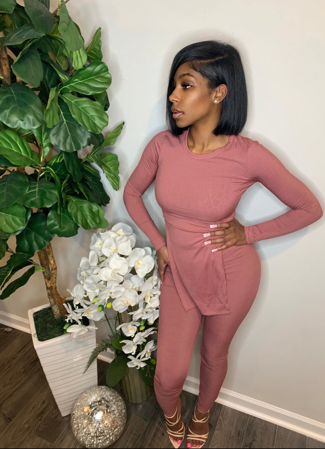 Ribbed Slits Set