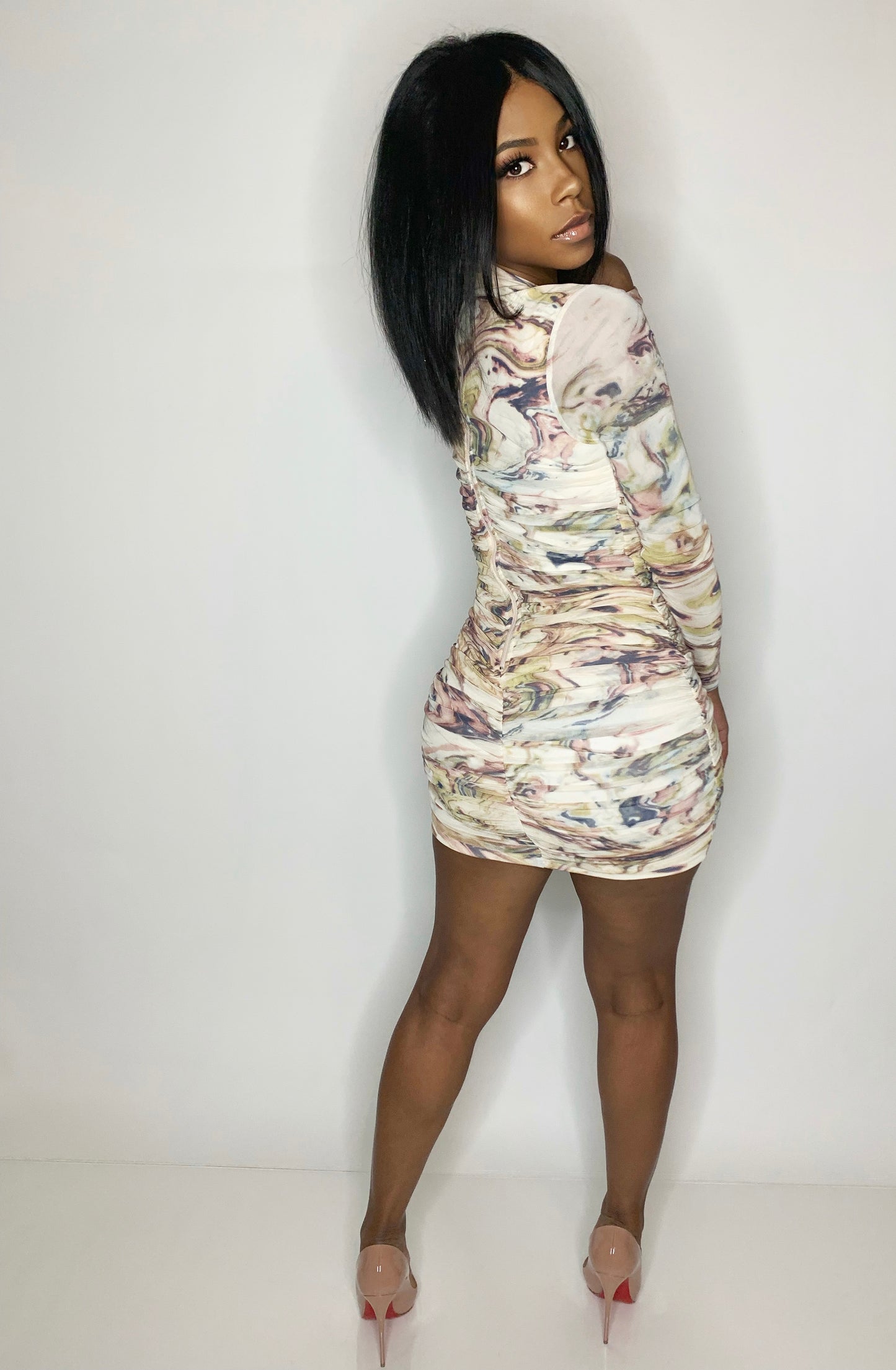 Morgan Marble Dress
