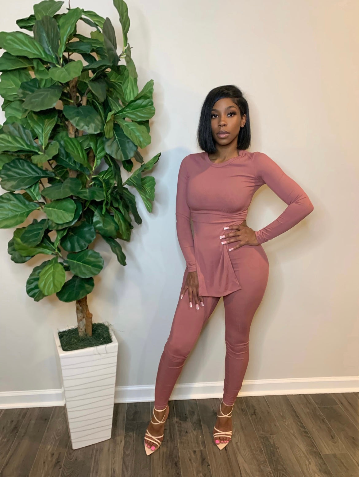 Ribbed Slits Set