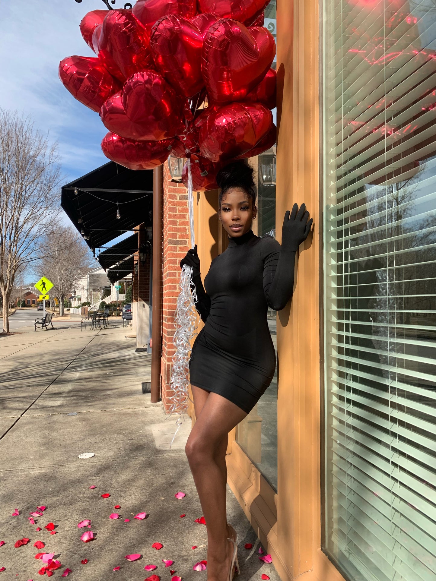 Turtleneck Glove Dress